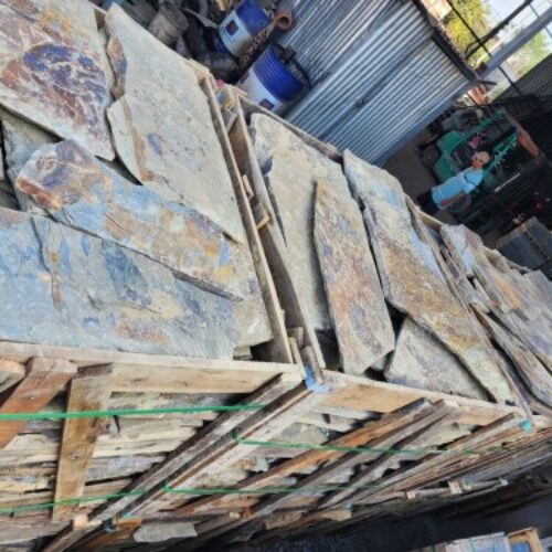 Đá rối vàng cháy (lát sân – ốp tường)