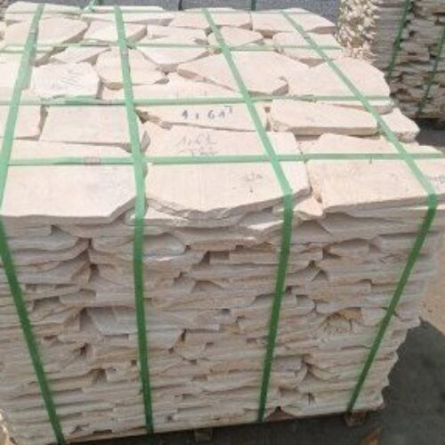 Đá rối vàng quay cạnh (lát sân – ốp tường)