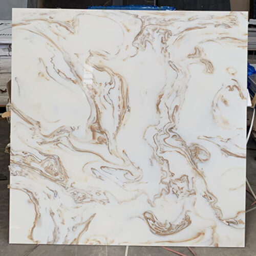 Gạch lát nền Trung Quốc 100×100 kem vân vàng
